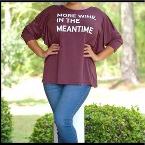 Perfectly Priscilla wine shirt 1XL